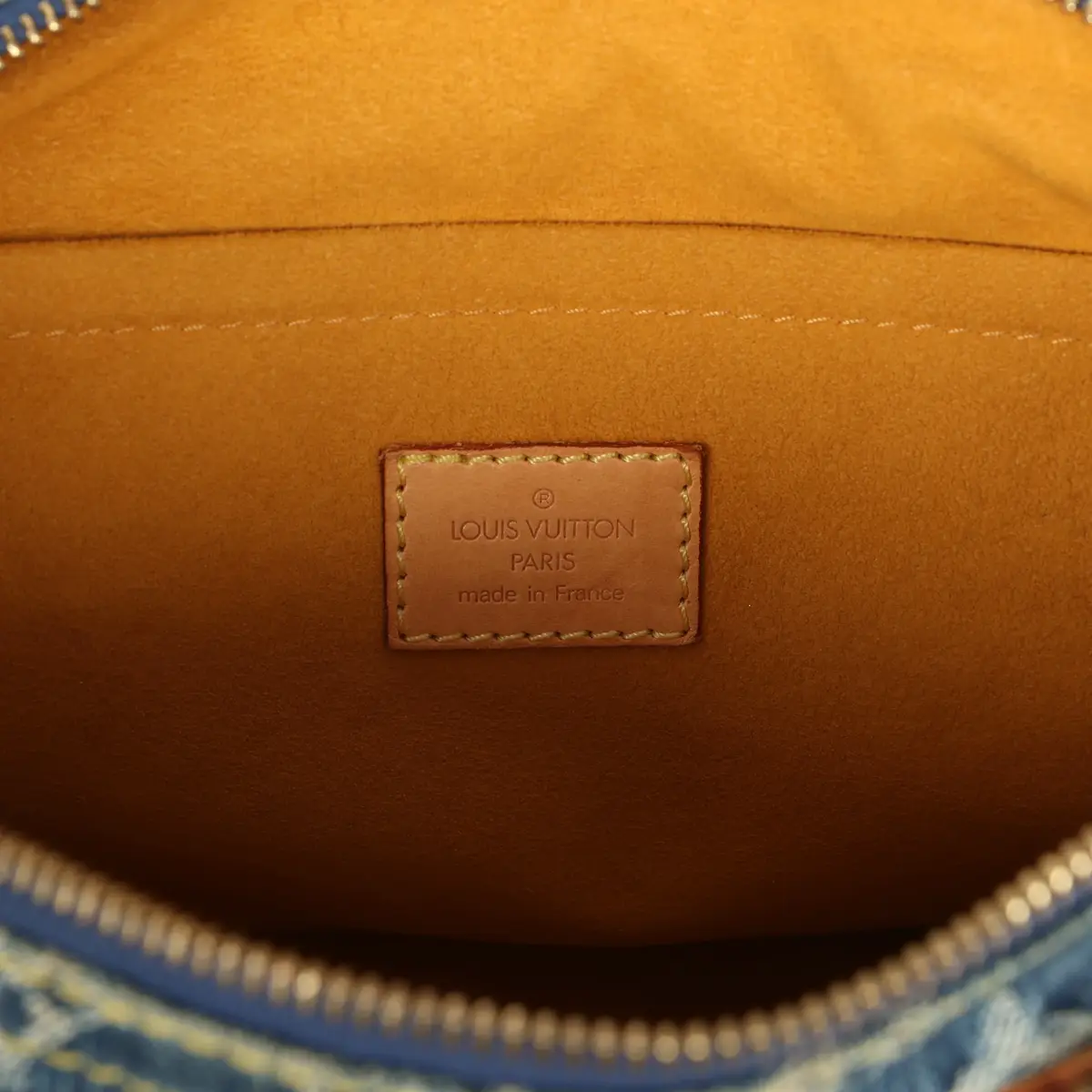 Louis Vuitton Vintage Louis Vuitton Neo Speedy Blue Denim Monogram Gold Hardware | Thumbnail 11 Louis Vuitton Vintage Louis Vuitton Neo Speedy Blue Denim Monogram Gold Hardware | Thumbnail 11
