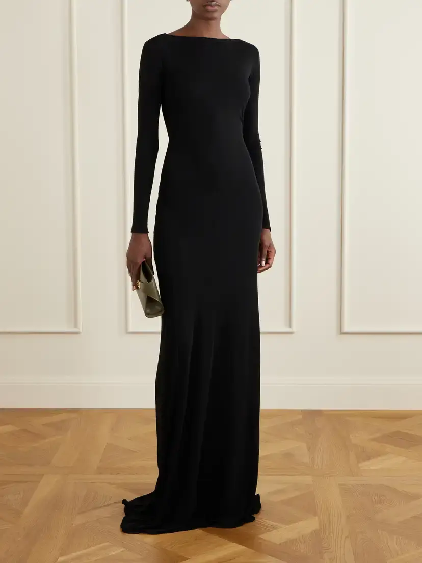 Alex Perry Open-back Jersey Gown | Thumbnail 2