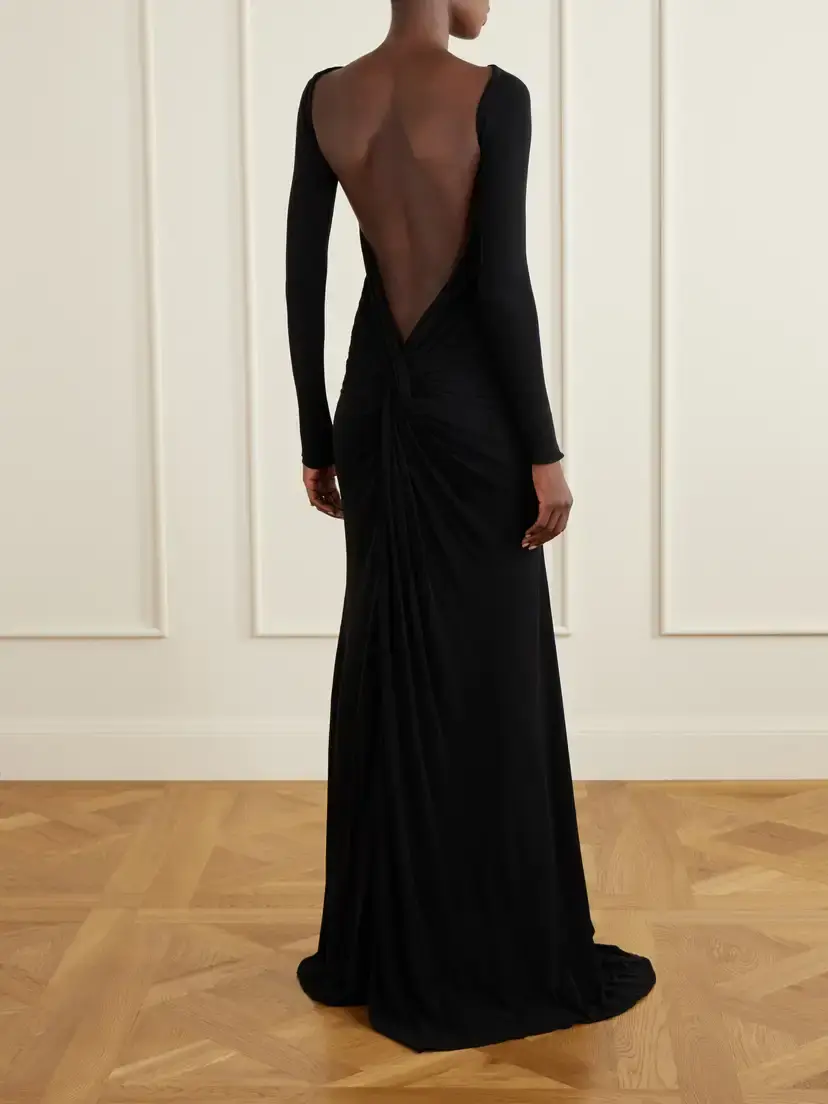 Alex Perry Open-back Jersey Gown | Thumbnail 3