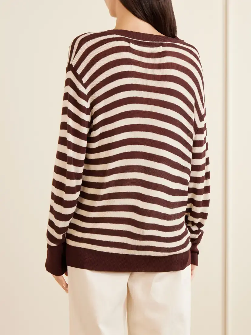 ALIX OF BOHEMIA Axel Clove Striped Knitted Sweater - Unknown | Thumbnail 4 ALIX OF BOHEMIA Axel Clove Striped Knitted Sweater - Unknown | Thumbnail 4