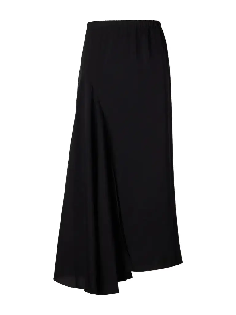 Sharon Wauchob Tria Asymmetric Duchesse-satin Midi Skirt | Image 1 Sharon Wauchob Tria Asymmetric Duchesse-satin Midi Skirt | Image 1