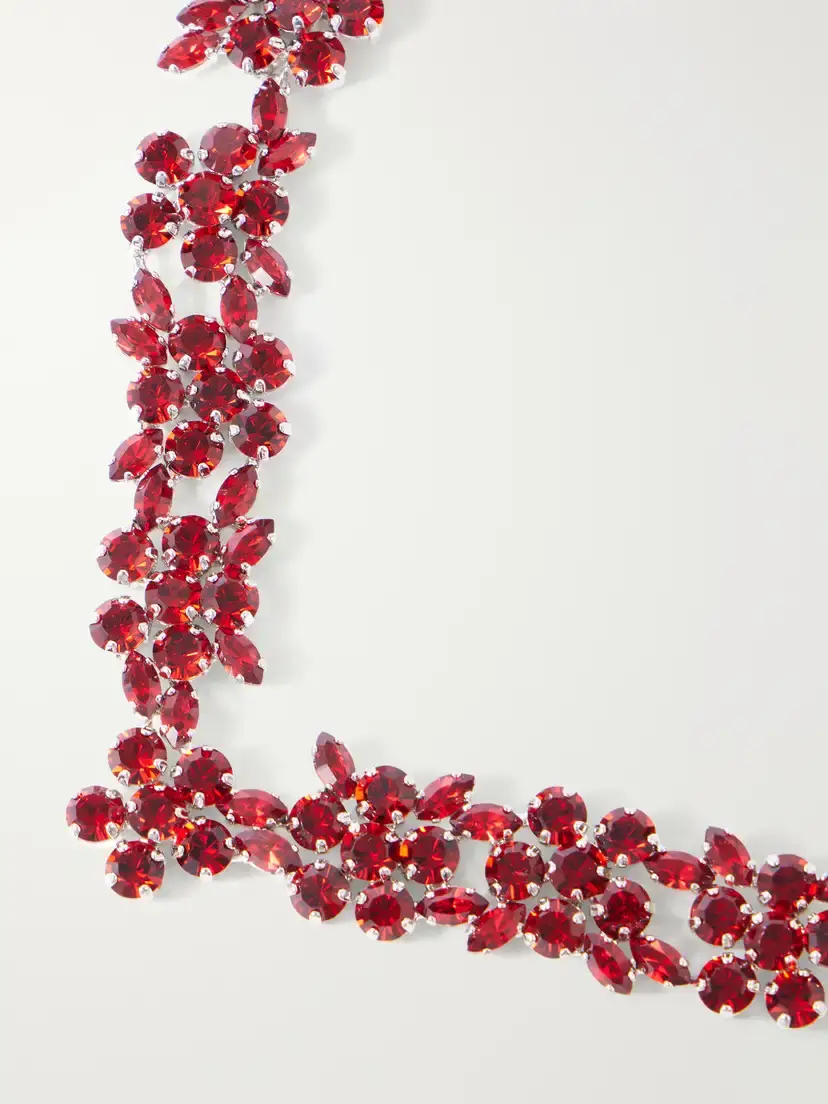 Simone Rocha Silver-tone Crystal Necklace | Thumbnail 4 Simone Rocha Silver-tone Crystal Necklace | Thumbnail 4