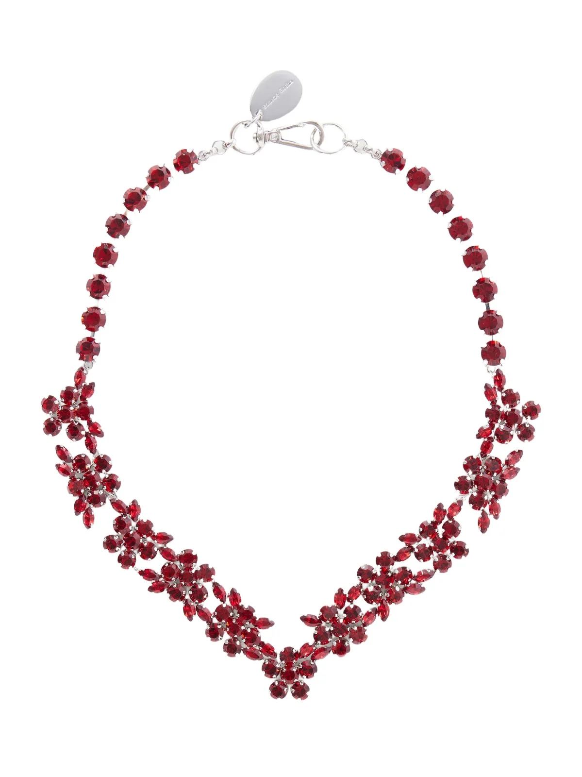 Silver-tone Crystal Necklace Silver-tone Crystal Necklace