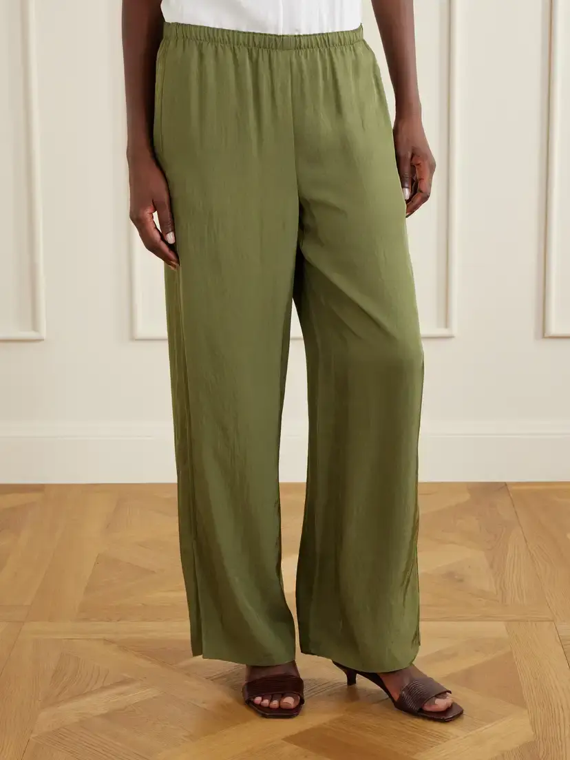 Theory Crepon Wide-leg Pants | Thumbnail 3 Theory Crepon Wide-leg Pants | Thumbnail 3