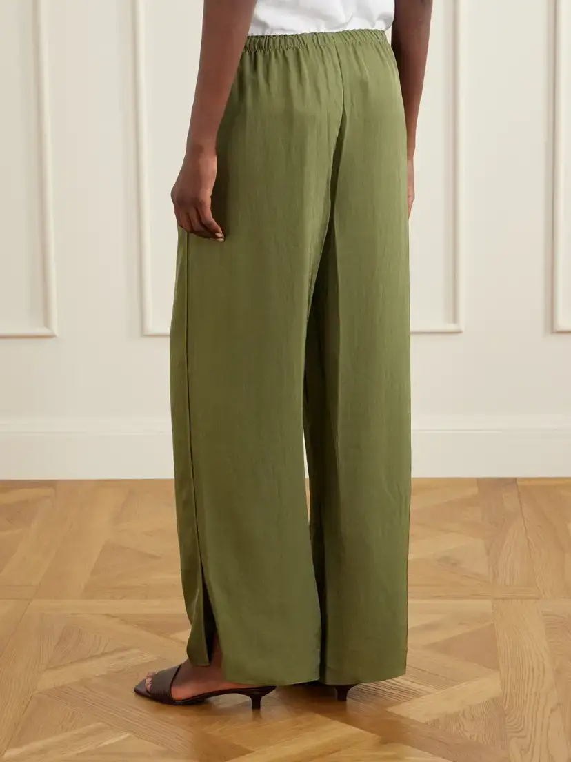 Theory Crepon Wide-leg Pants | Thumbnail 4 Theory Crepon Wide-leg Pants | Thumbnail 4