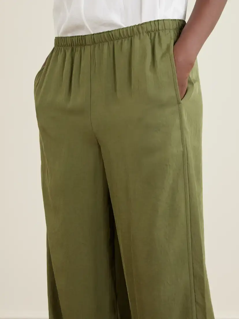 Theory Crepon Wide-leg Pants | Thumbnail 5 Theory Crepon Wide-leg Pants | Thumbnail 5