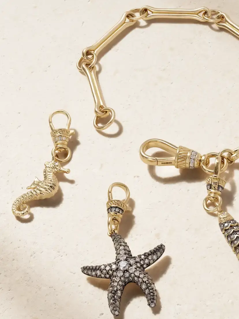 Lucy Delius Show Your Bones 14-karat Gold Rhodium-plated Diamond Bracelet | Thumbnail 3 Lucy Delius Show Your Bones 14-karat Gold Rhodium-plated Diamond Bracelet | Thumbnail 3