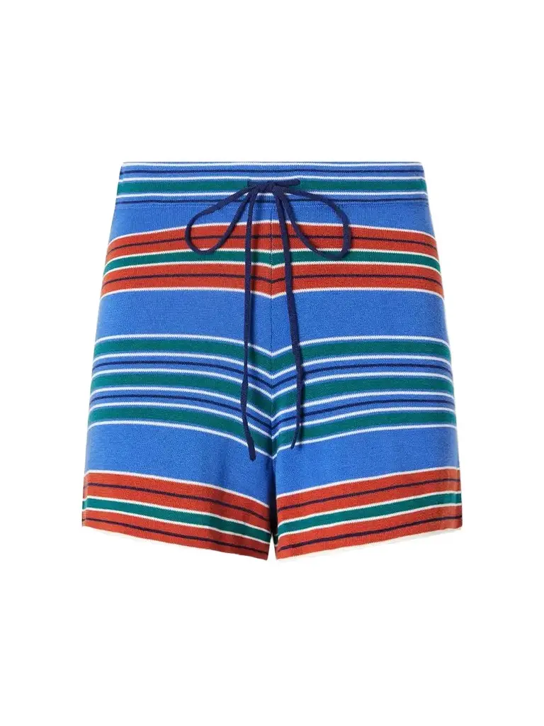Faithfull Carlo Striped Jersey Shorts | Image 1 Faithfull Carlo Striped Jersey Shorts | Image 1