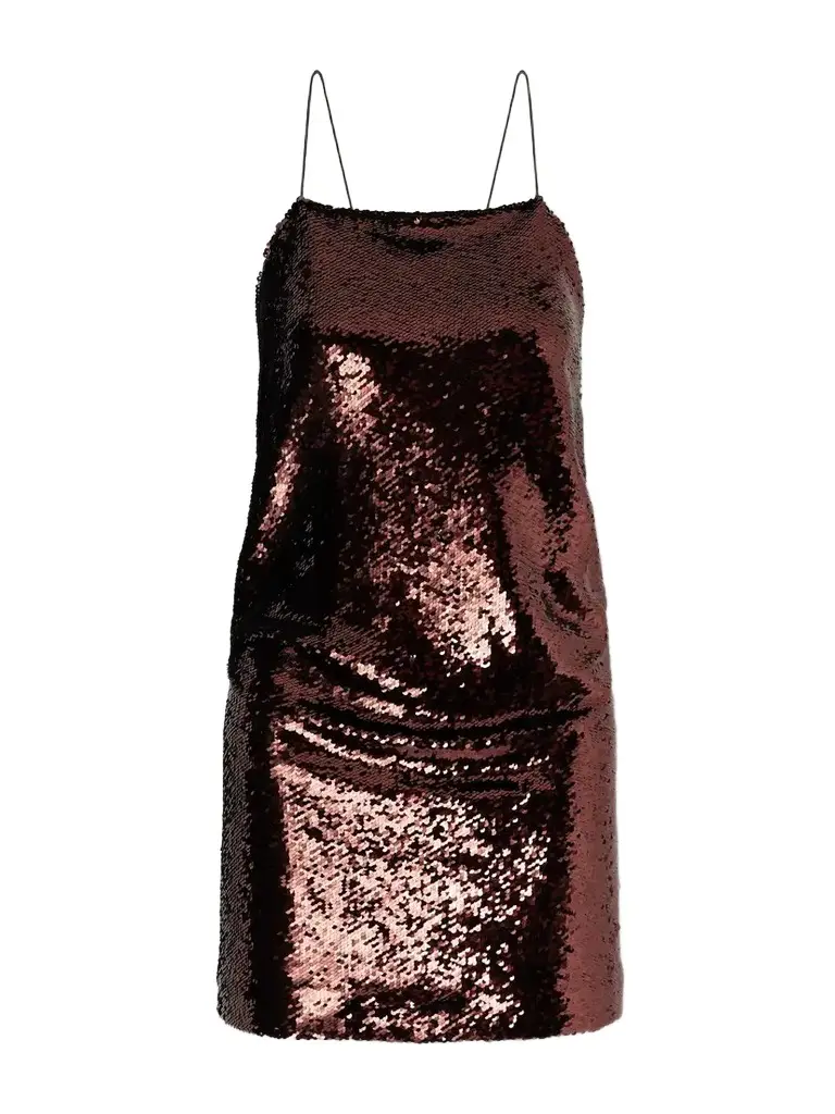 Alex Perry Sequined Mesh Mini Dress | Image 1 Alex Perry Sequined Mesh Mini Dress | Image 1