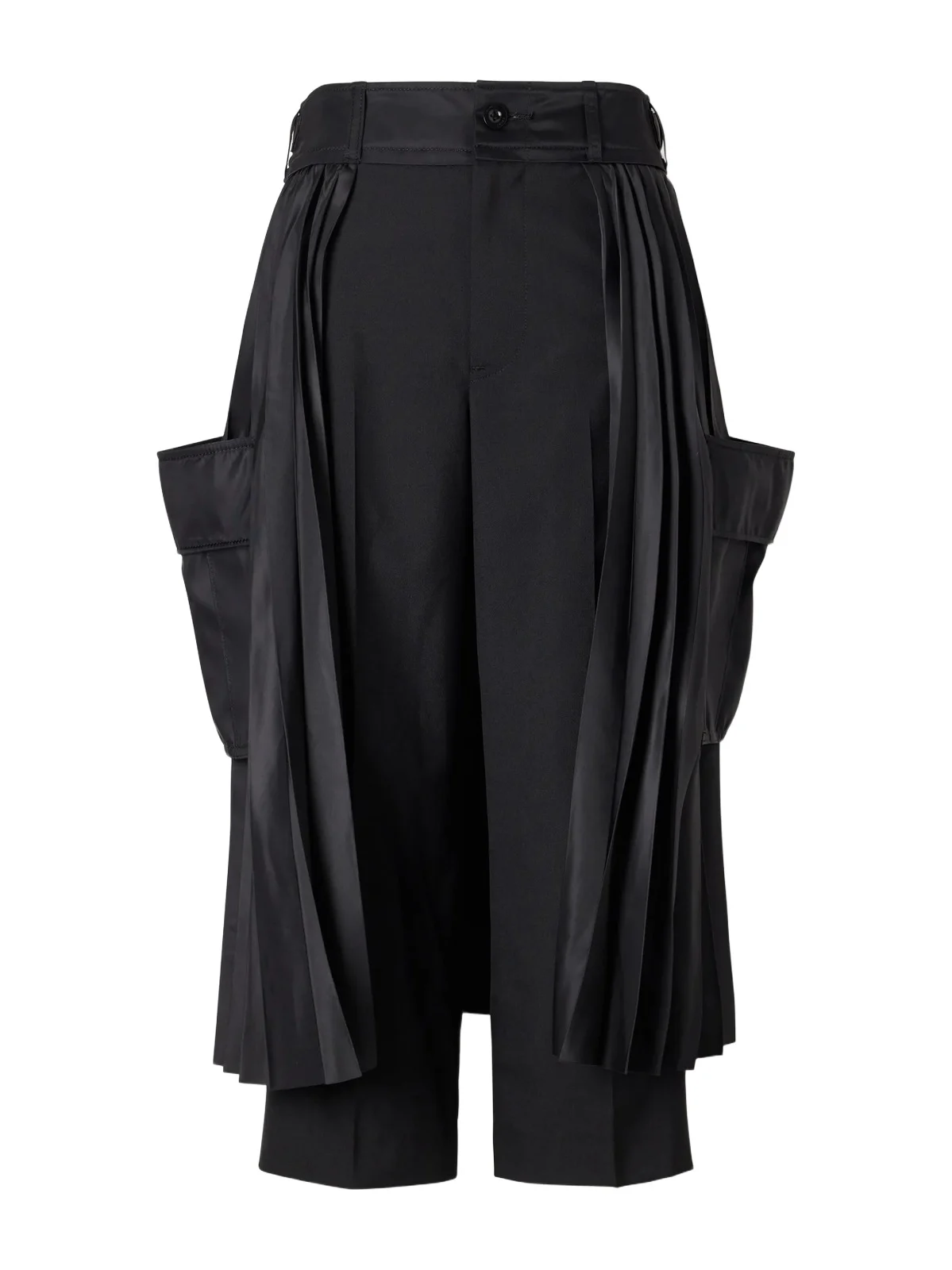 Pleated Twill Wide-leg Shorts Pleated Twill Wide-leg Shorts