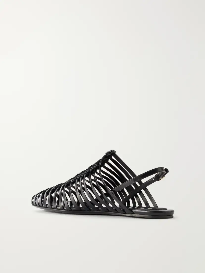 Dries Van Noten Leather Braided Ballet Flats | Thumbnail 3 Dries Van Noten Leather Braided Ballet Flats | Thumbnail 3