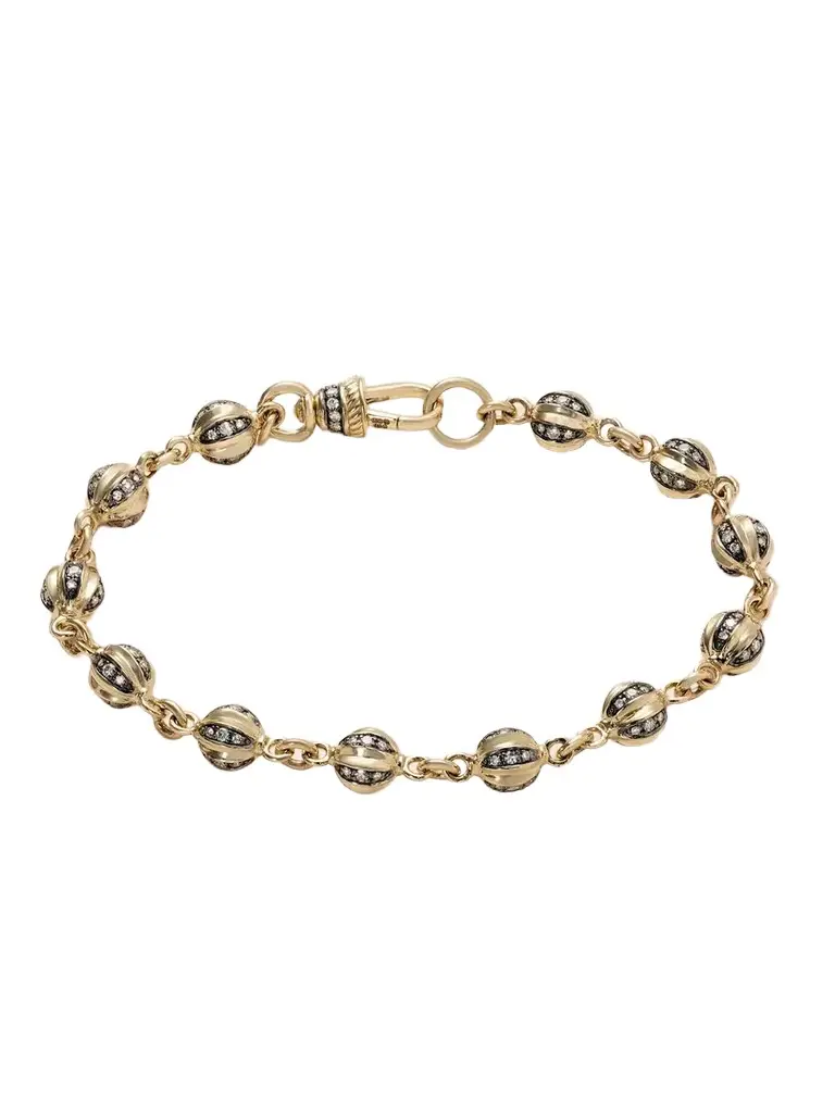 Lucy Delius 14-karat Gold Rhodium-plated Diamond Bracelet | Image 1 Lucy Delius 14-karat Gold Rhodium-plated Diamond Bracelet | Image 1