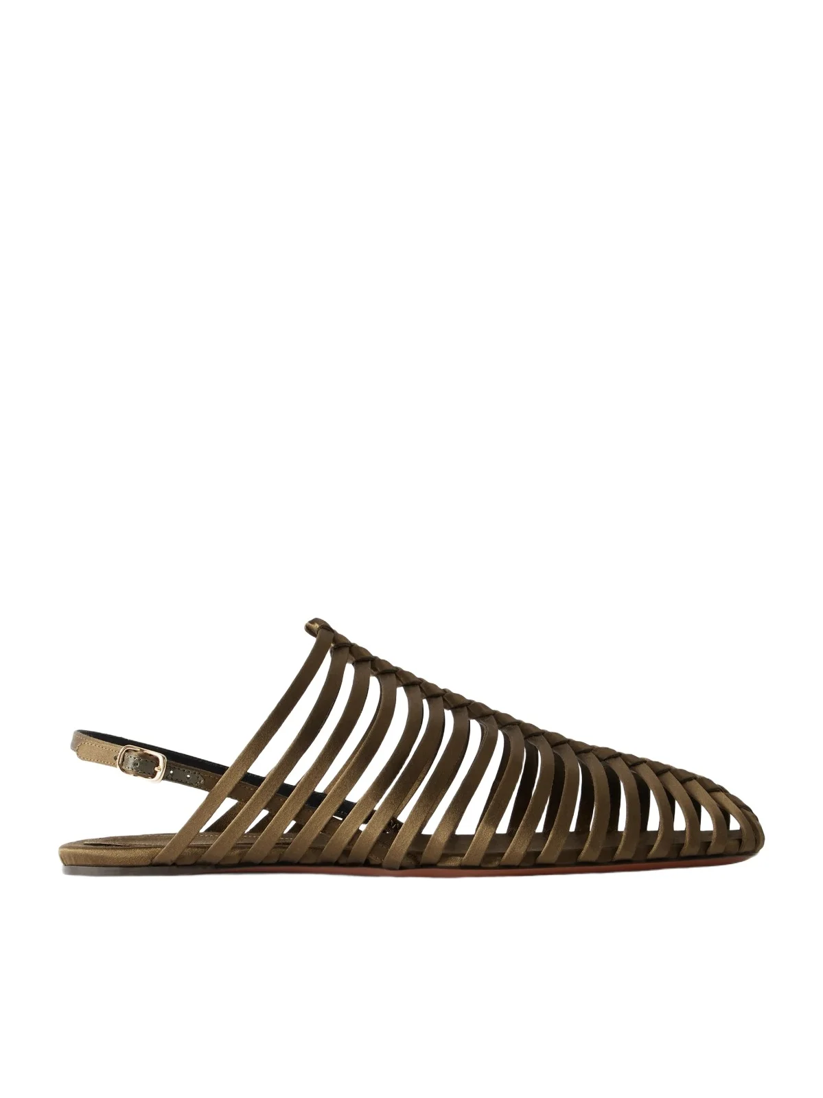 Braided Satin Ballet Flats