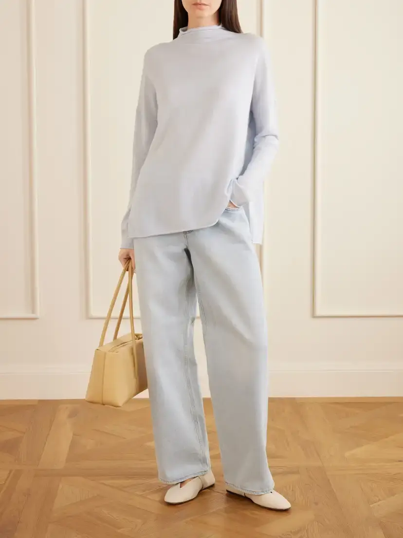 Allude Cashmere Turtleneck Sweater | Thumbnail 2 Allude Cashmere Turtleneck Sweater | Thumbnail 2