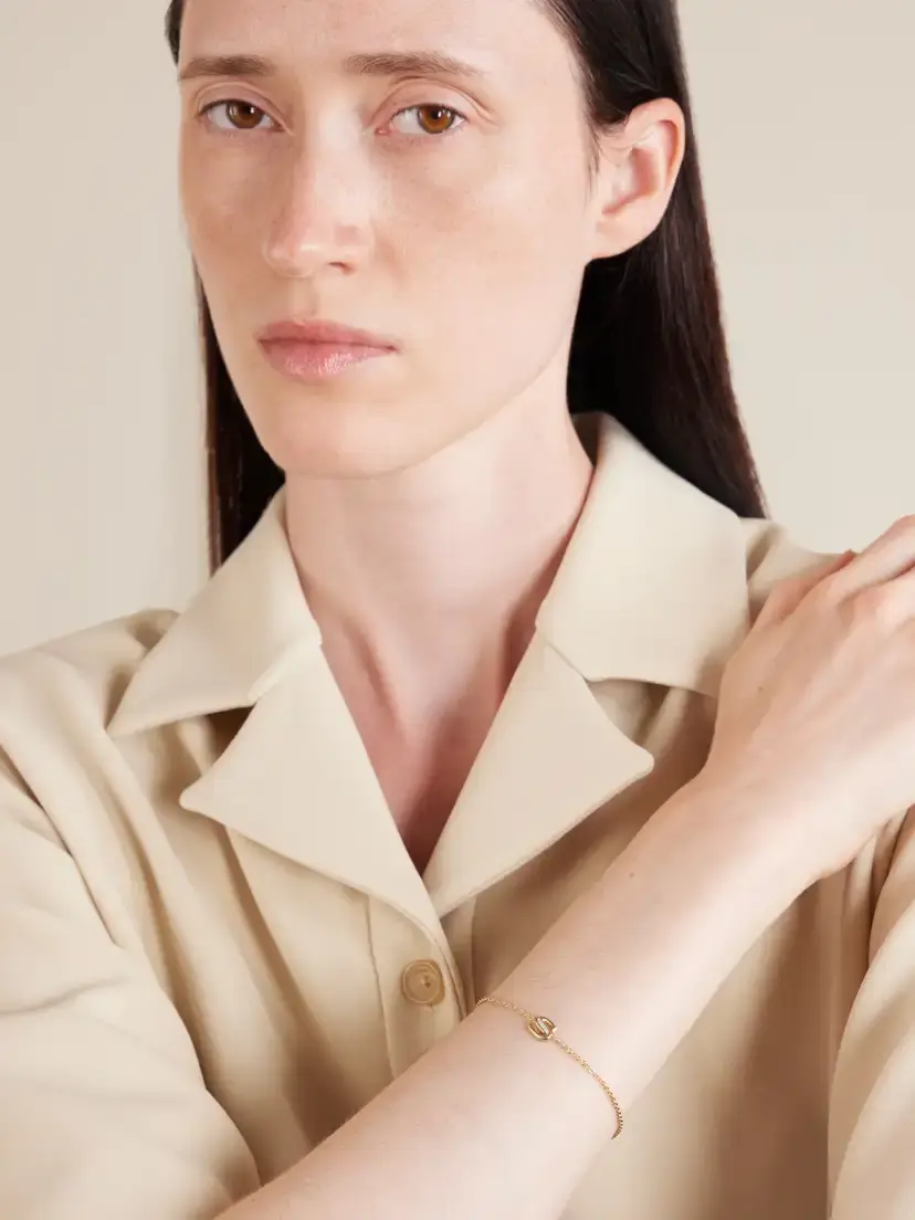 David Yurman 18-karat Gold And Diamonds Chain Bracelet | Thumbnail 2 David Yurman 18-karat Gold And Diamonds Chain Bracelet | Thumbnail 2