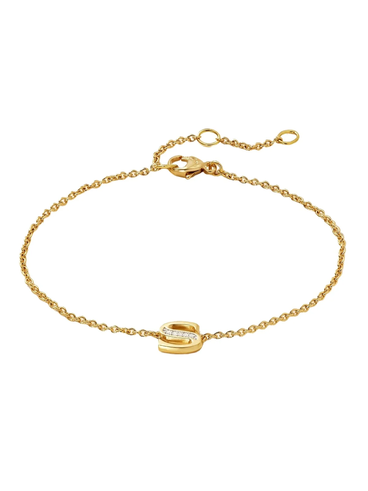18-karat Gold And Diamonds Chain Bracelet
