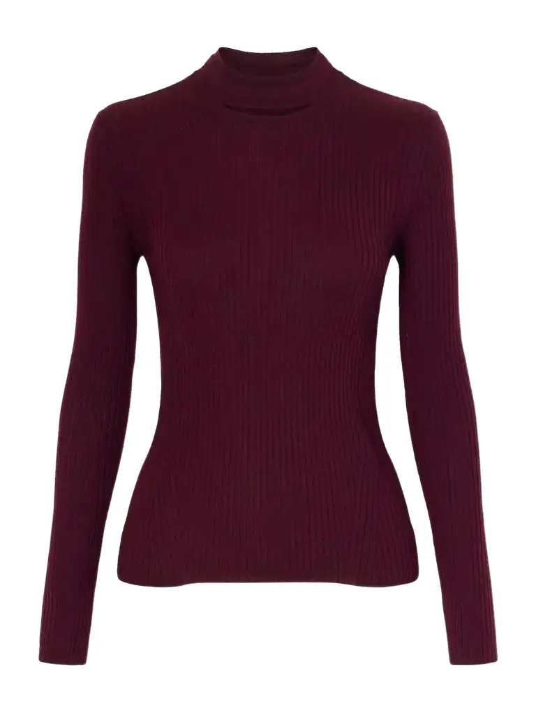 Jil Sander Ribbed Silk And Wool-blend Sweatshirt | Image 1 Jil Sander Ribbed Silk And Wool-blend Sweatshirt | Image 1