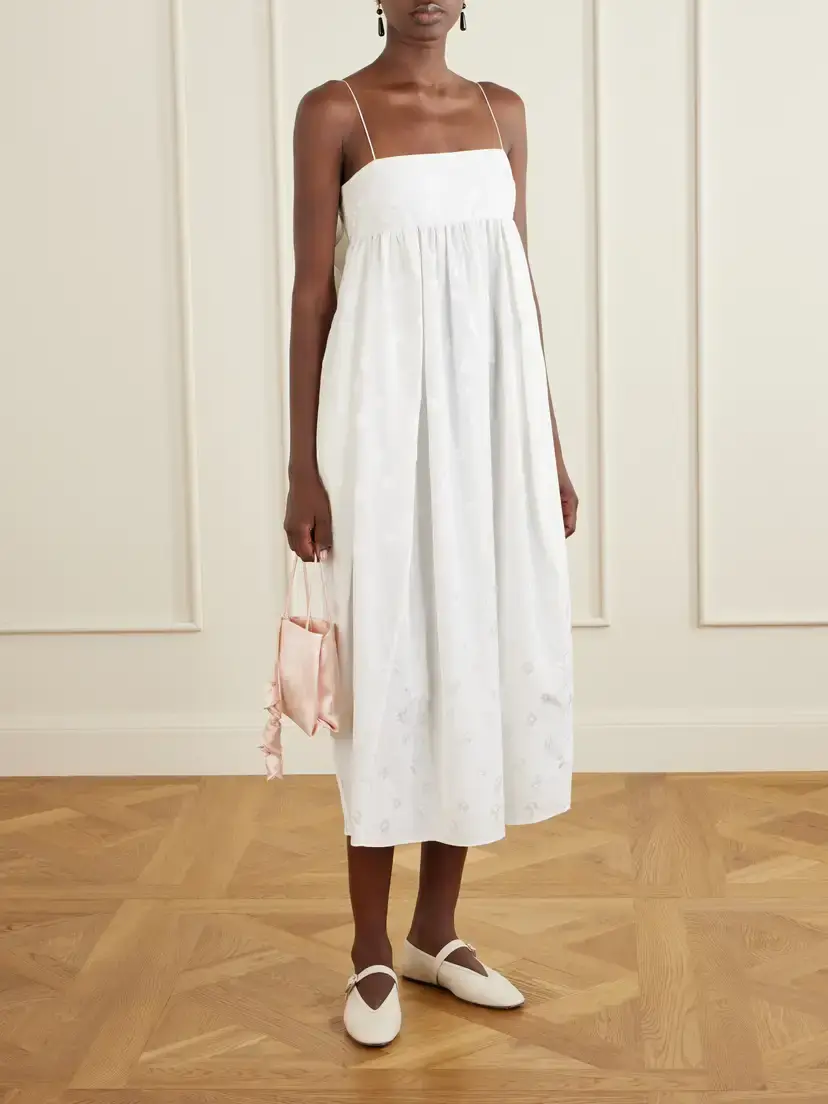 Cecilie Bahnsen Cbvilma Floral-jacquard Maxi Dress | Thumbnail 2 Cecilie Bahnsen Cbvilma Floral-jacquard Maxi Dress | Thumbnail 2