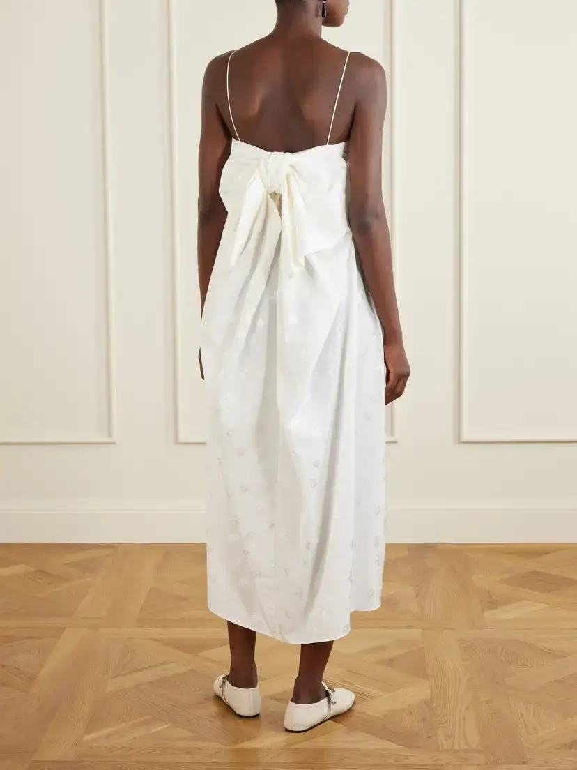 Cecilie Bahnsen Cbvilma Floral-jacquard Maxi Dress | Thumbnail 3 Cecilie Bahnsen Cbvilma Floral-jacquard Maxi Dress | Thumbnail 3
