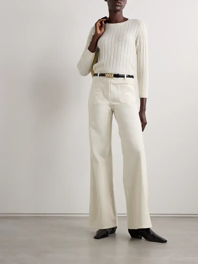 Nili Lotan Florence Cotton-blend Corduroy Flared Pants | Thumbnail 2 Nili Lotan Florence Cotton-blend Corduroy Flared Pants | Thumbnail 2