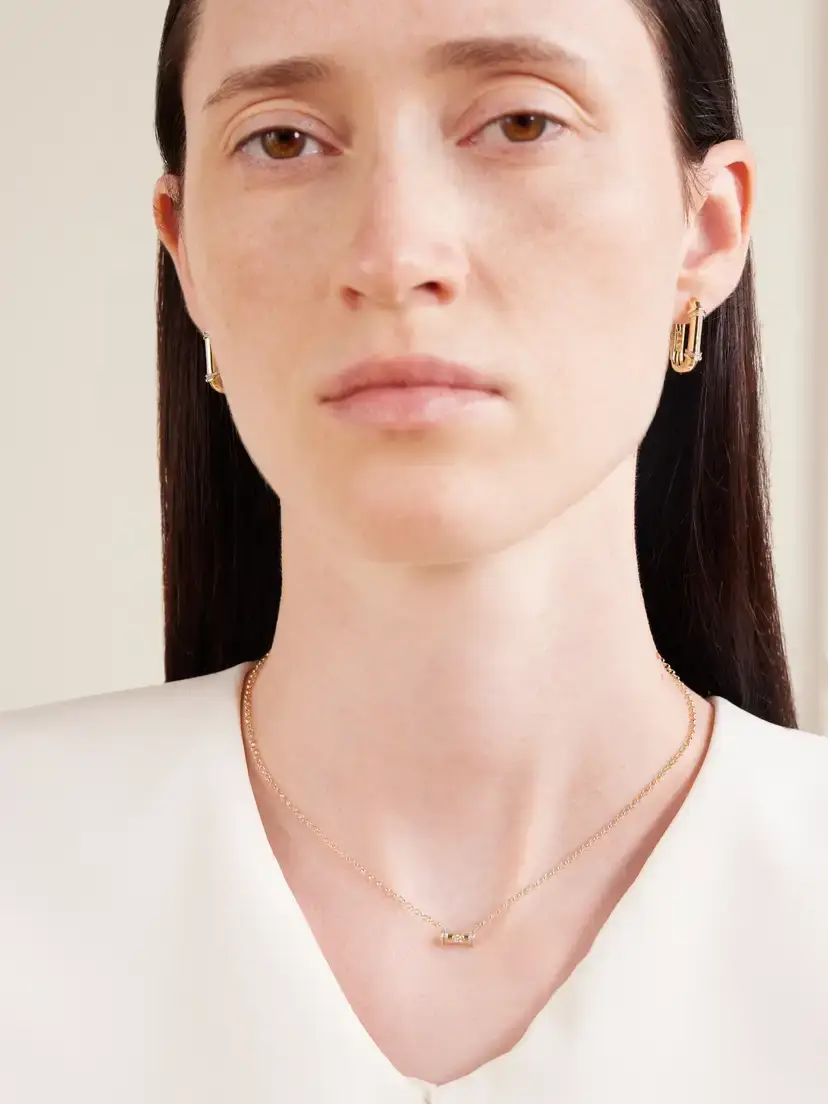 L’Atelier Nawbar Mini Warrior 18-karat Gold Diamond Choker | Thumbnail 2 L’Atelier Nawbar Mini Warrior 18-karat Gold Diamond Choker | Thumbnail 2