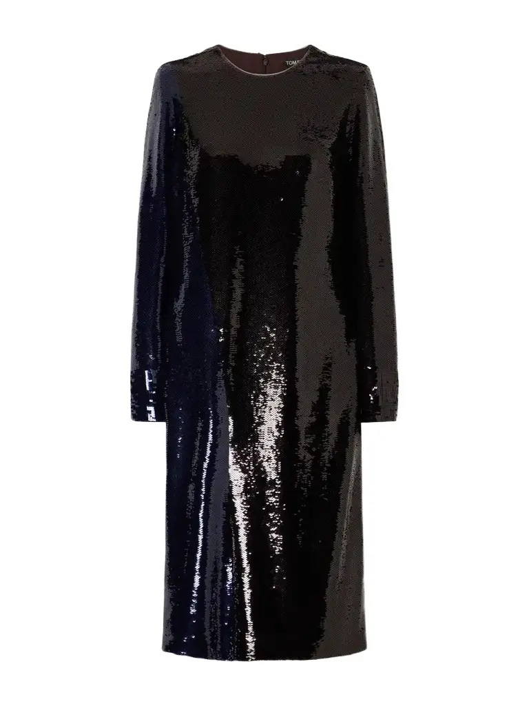 Tom Ford Sequin-embellished Knee-length Dress | Image 1 Tom Ford Sequin-embellished Knee-length Dress | Image 1