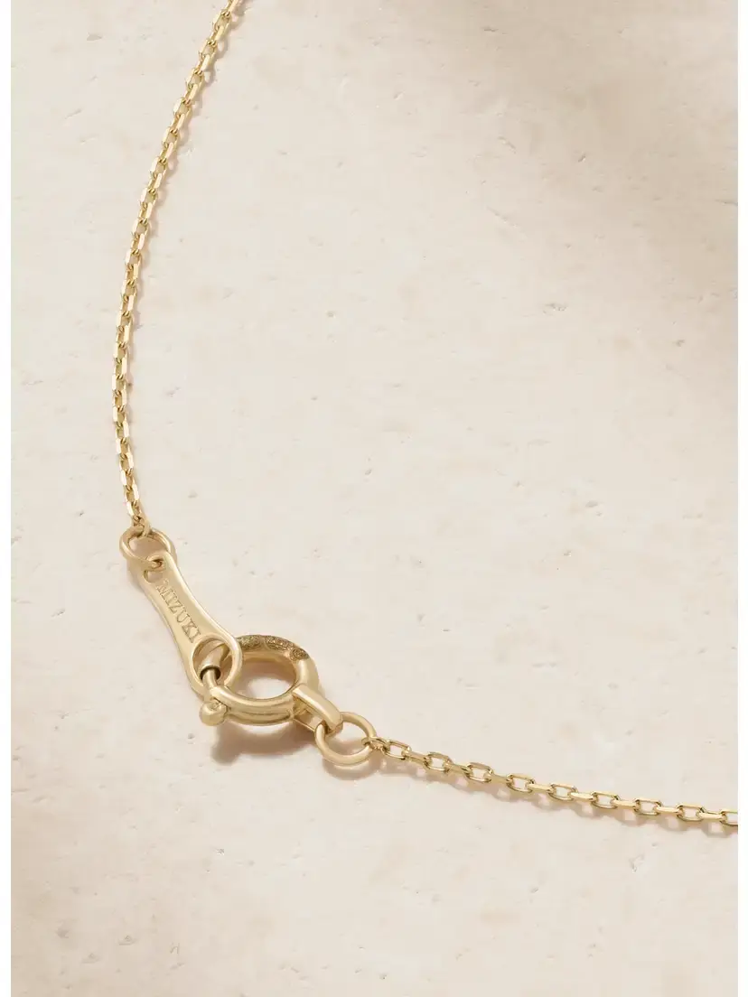 Mizuki 14-karat Gold, Pearl And Diamond Necklace | Thumbnail 3 Mizuki 14-karat Gold, Pearl And Diamond Necklace | Thumbnail 3