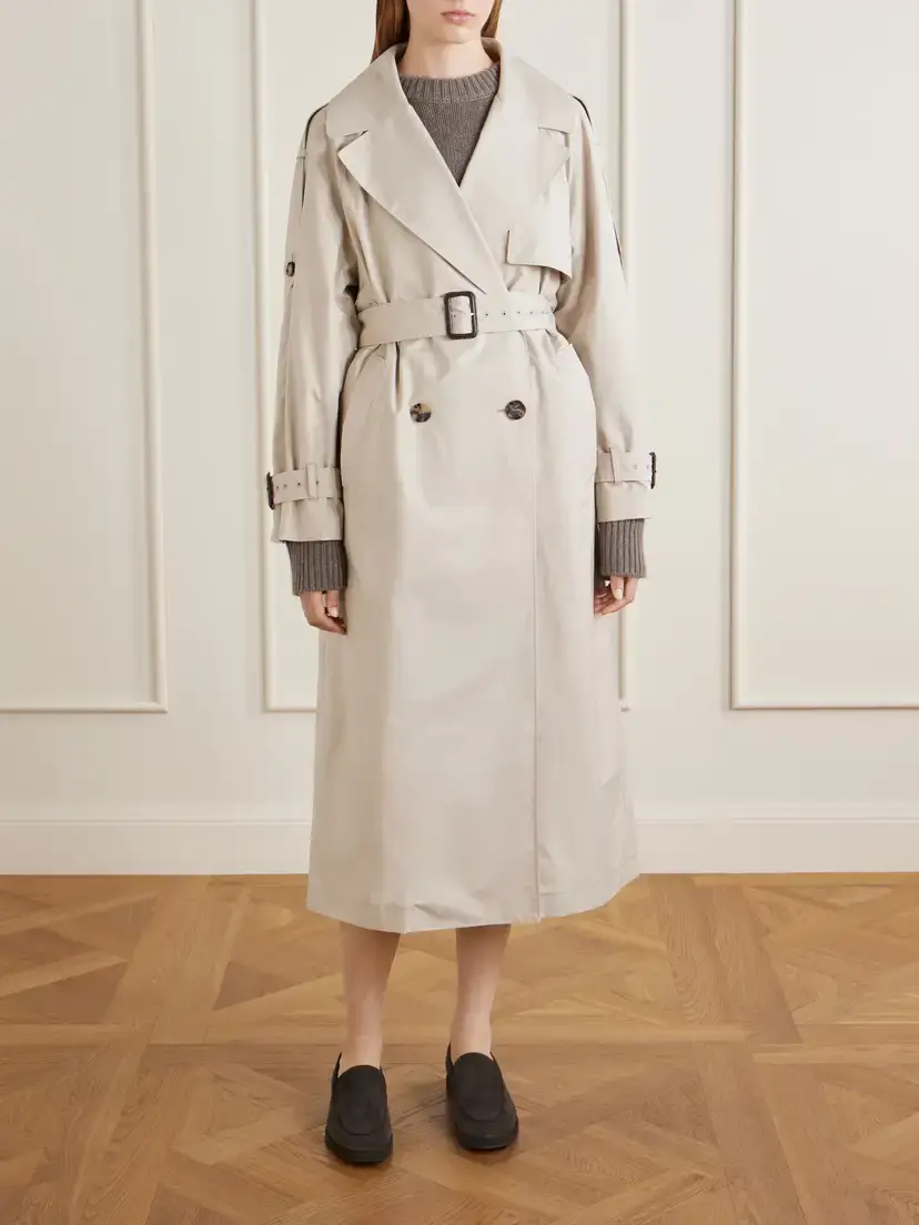 Max Mara Coro Cotton-blend Twill Trench-coat | Thumbnail 3 Max Mara Coro Cotton-blend Twill Trench-coat | Thumbnail 3