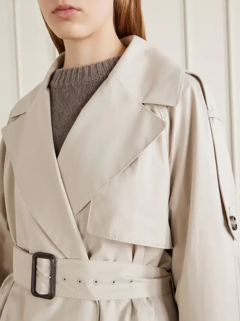 Max Mara Coro Cotton-blend Twill Trench-coat | Thumbnail 5 Max Mara Coro Cotton-blend Twill Trench-coat | Thumbnail 5