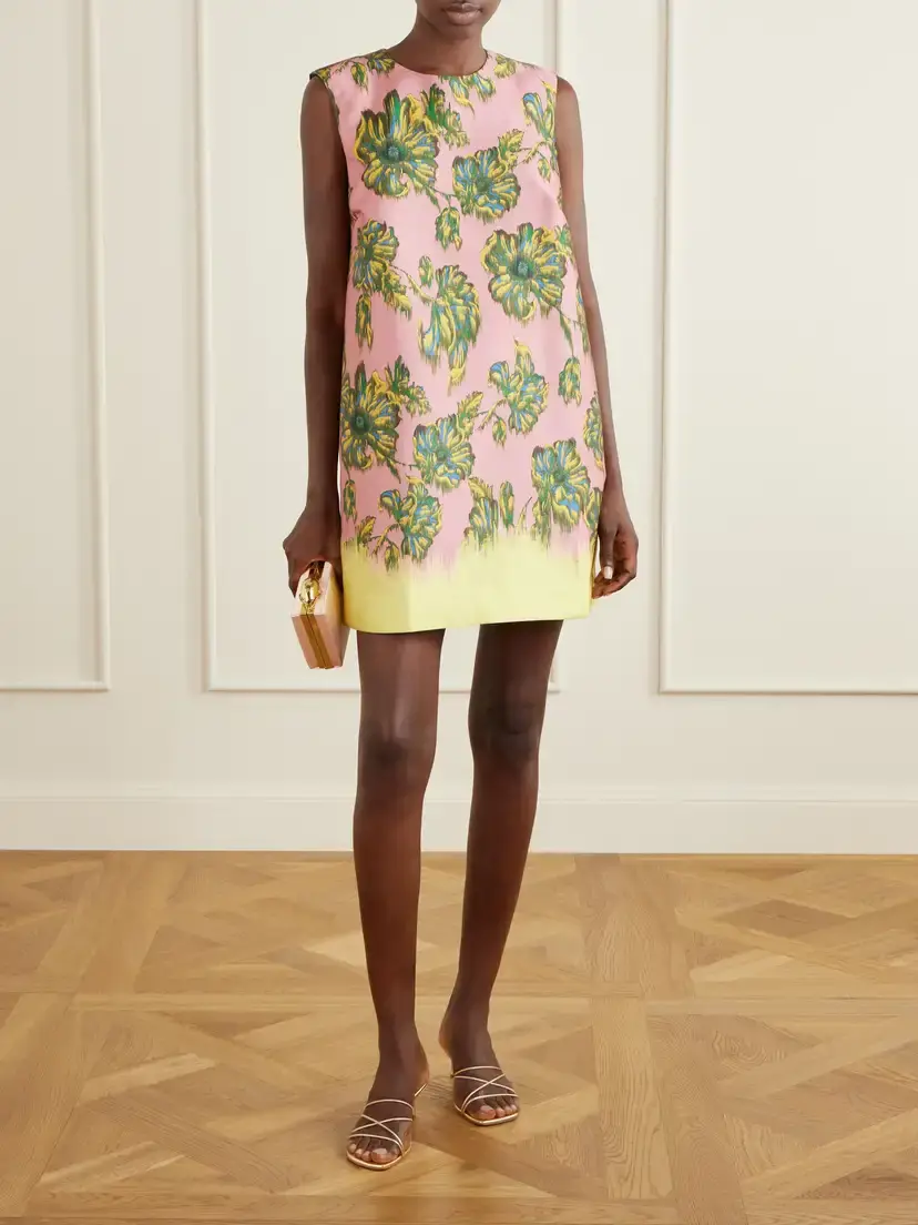 ALÉMAIS Faye Floral-print Twill Mini Dress | Thumbnail 2
