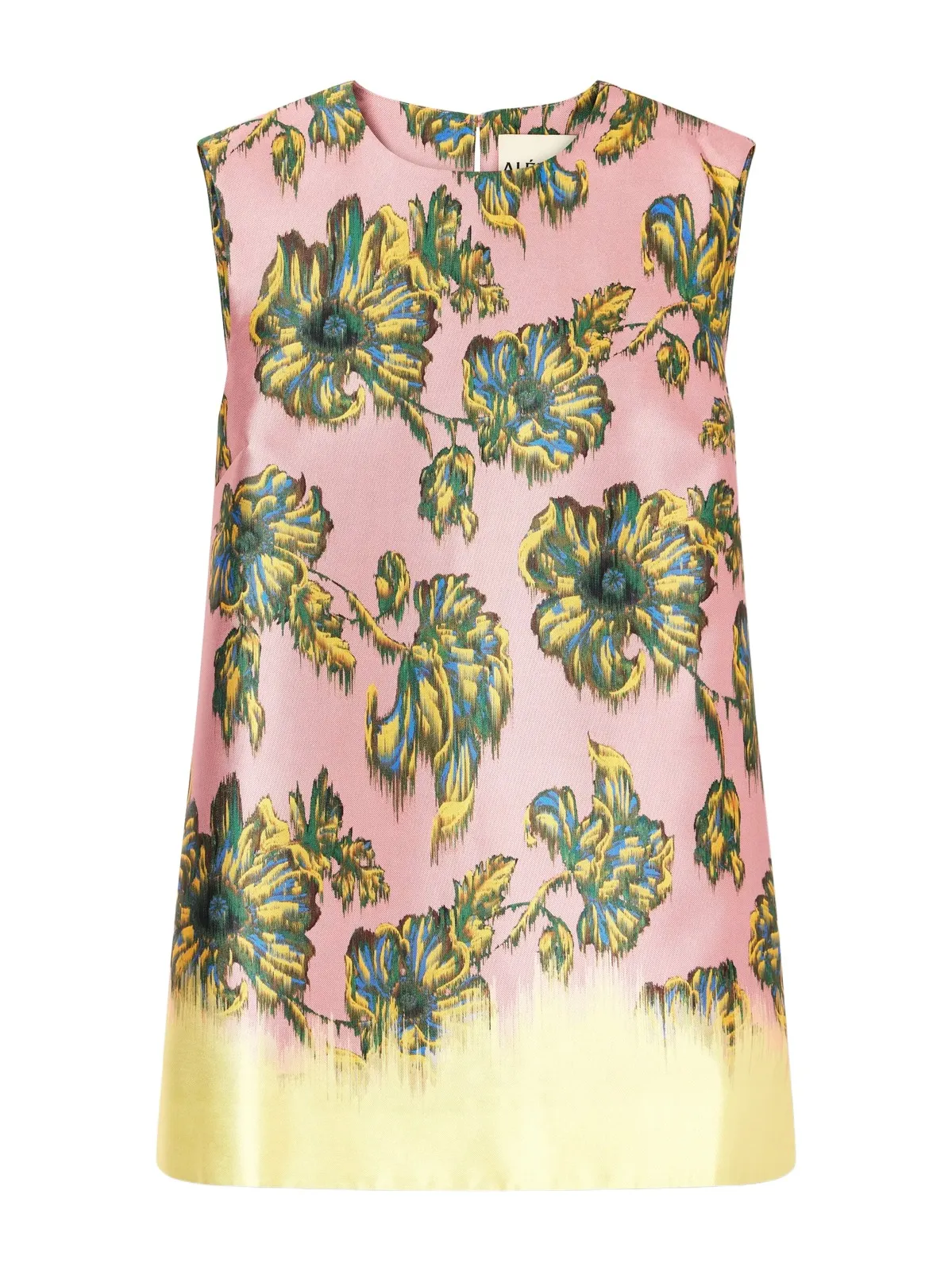 Faye Floral-print Twill Top Faye Floral-print Twill Top