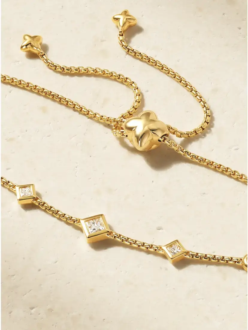 David Yurman Petite Modern Renaissance® 18-karat Yellow Gold Diamond Bracelet | Thumbnail 3 David Yurman Petite Modern Renaissance® 18-karat Yellow Gold Diamond Bracelet | Thumbnail 3