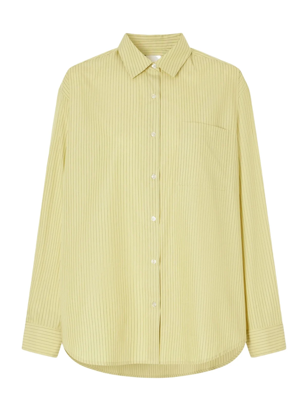 Yoshi Striped Cotton And Lyocell-blend Poplin Shirt Yoshi Striped Cotton And Lyocell-blend Poplin Shirt