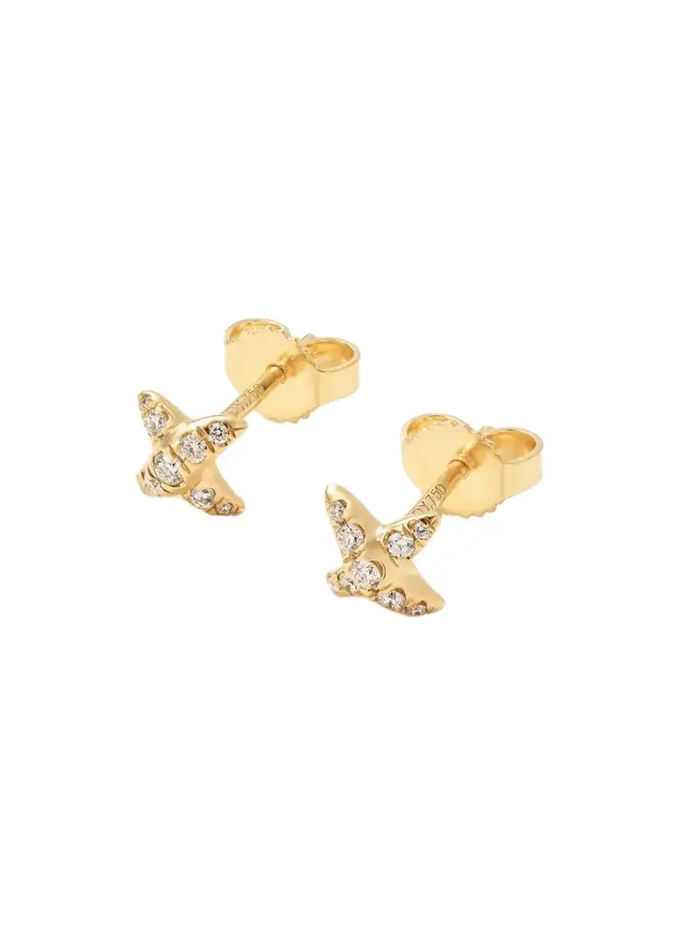 David Yurman Crossover 18-karat Gold And Diamond Earrings | Image 1 David Yurman Crossover 18-karat Gold And Diamond Earrings | Image 1