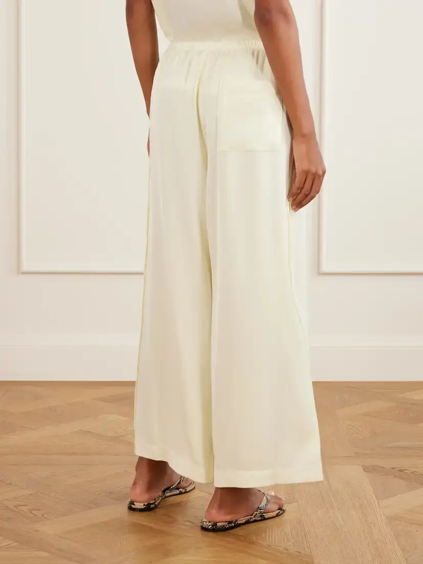 Theory Satin Wide-leg Pants | Thumbnail 4 Theory Satin Wide-leg Pants | Thumbnail 4