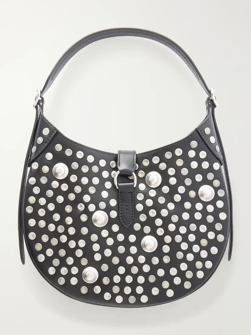 Polo Ralph Lauren Polo Id Studded Leather Shoulder Bag | Thumbnail 4 Polo Ralph Lauren Polo Id Studded Leather Shoulder Bag | Thumbnail 4