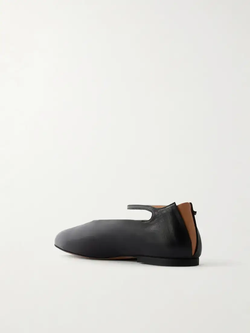 Jil Sander Elyss Leather Ballet Flats | Thumbnail 3 Jil Sander Elyss Leather Ballet Flats | Thumbnail 3