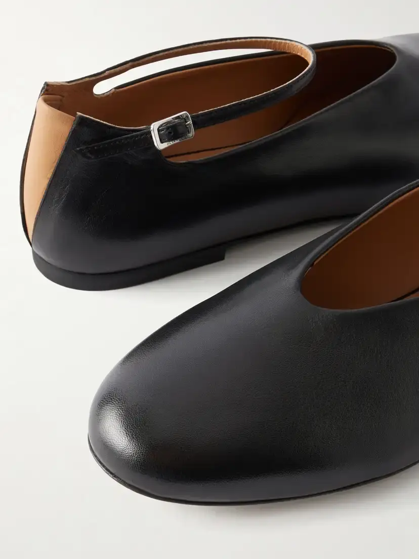 Jil Sander Elyss Leather Ballet Flats | Thumbnail 5 Jil Sander Elyss Leather Ballet Flats | Thumbnail 5
