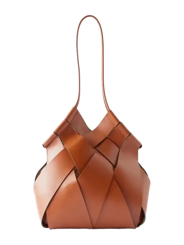 Charlotte Woven Leather Shoulder Bag Charlotte Woven Leather Shoulder Bag