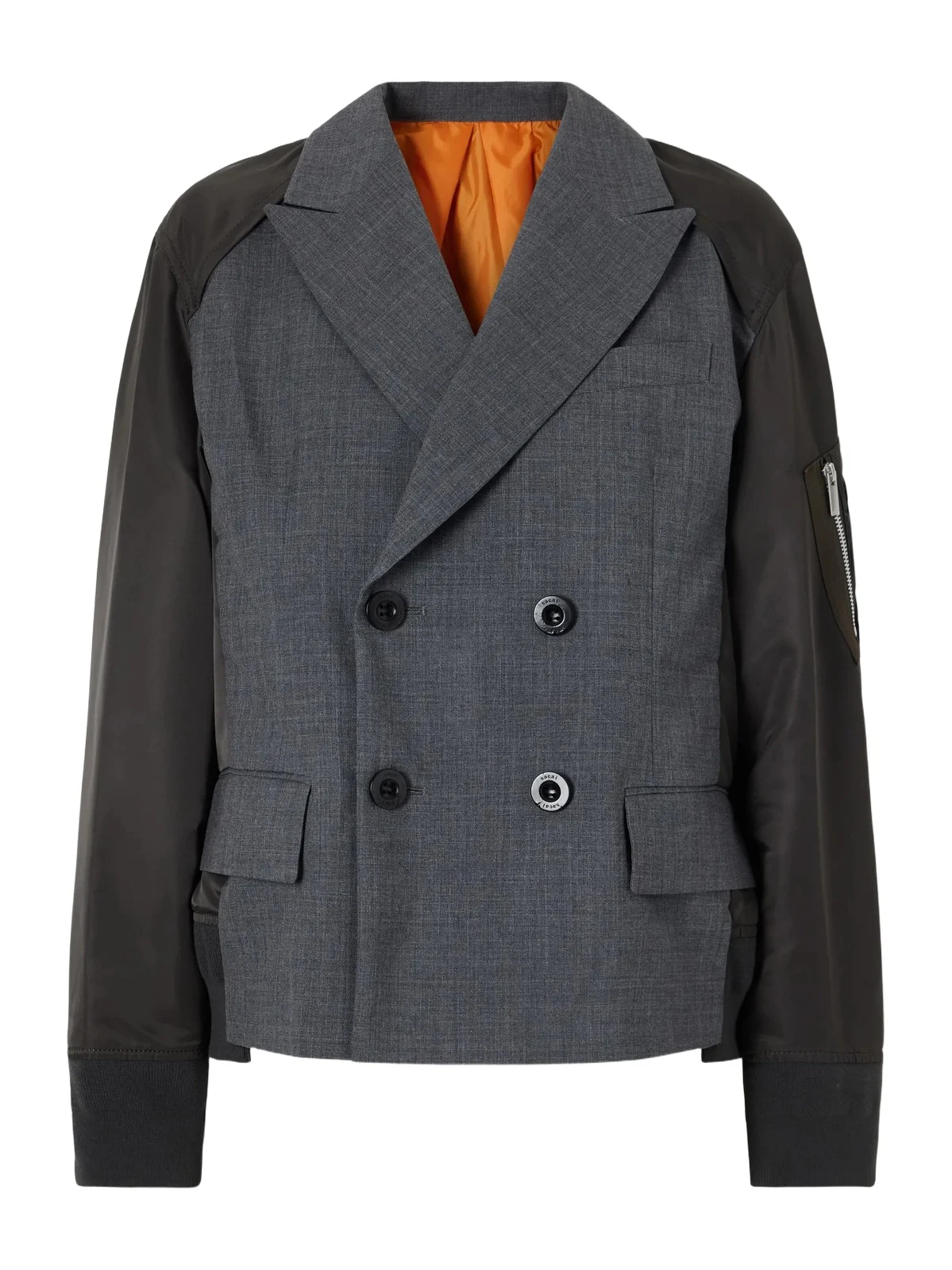 Shell-trimmed Wool Blazer Shell-trimmed Wool Blazer
