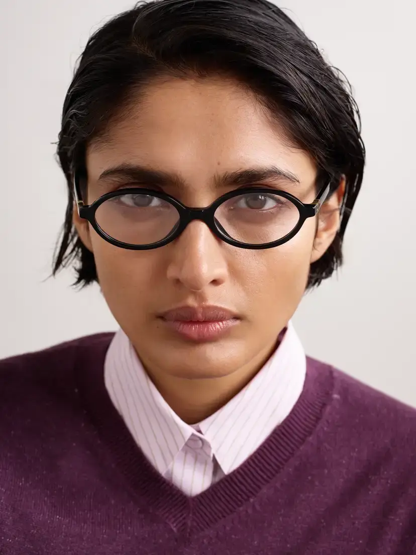 Miu Miu Eyewear Oval-frame Acetate Optical Glasses | Thumbnail 2 Miu Miu Eyewear Oval-frame Acetate Optical Glasses | Thumbnail 2