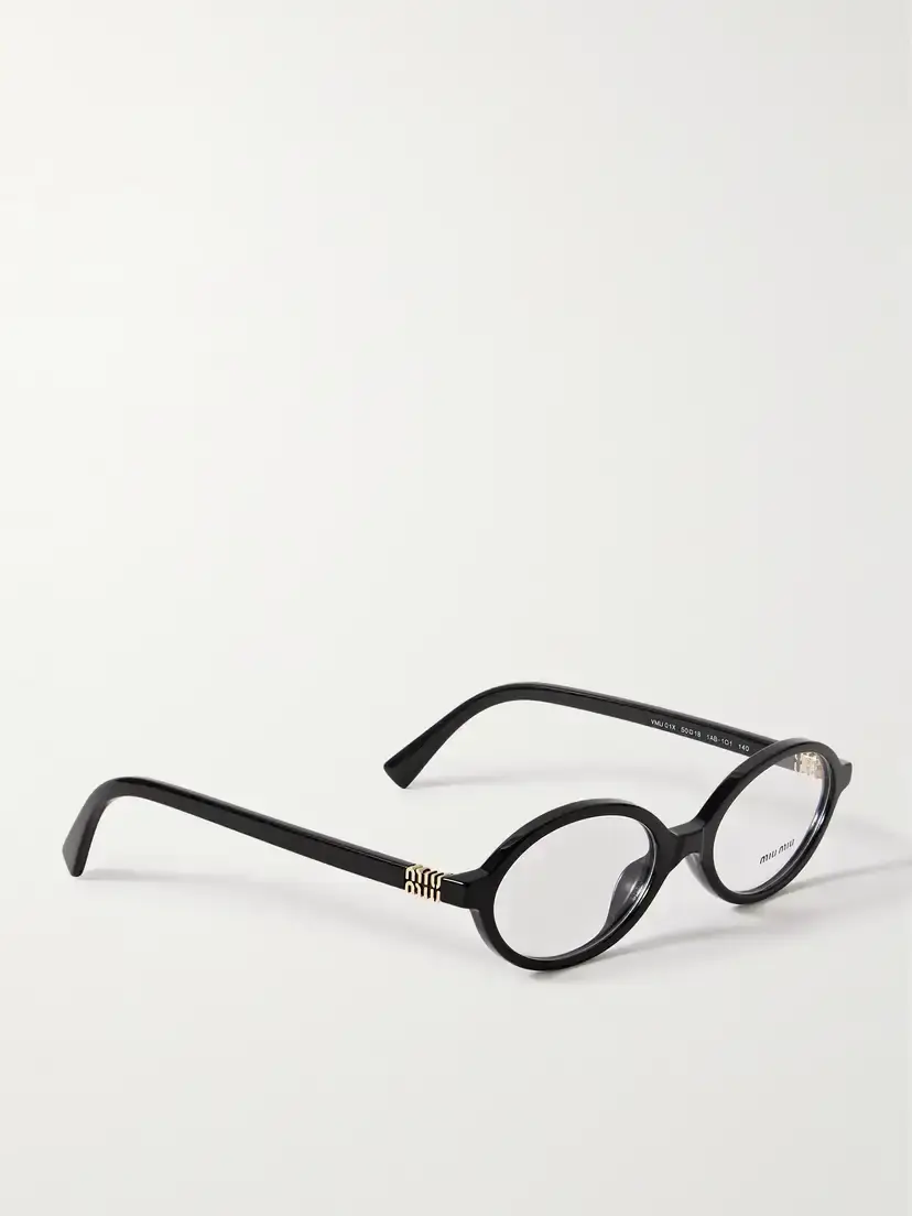 Miu Miu Eyewear Oval-frame Acetate Optical Glasses | Thumbnail 3 Miu Miu Eyewear Oval-frame Acetate Optical Glasses | Thumbnail 3