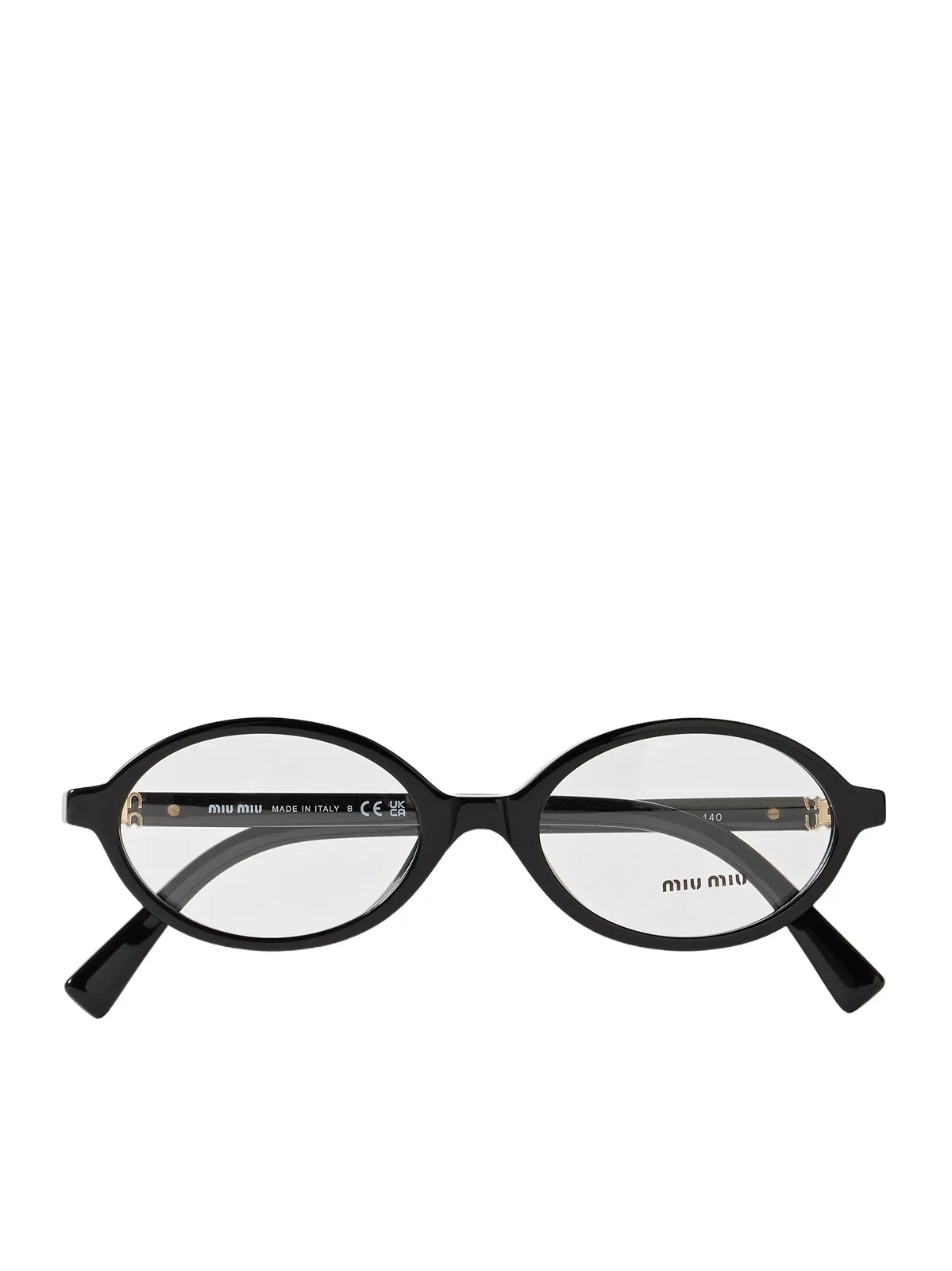 Miu Miu Eyewear Oval-frame Acetate Optical Glasses