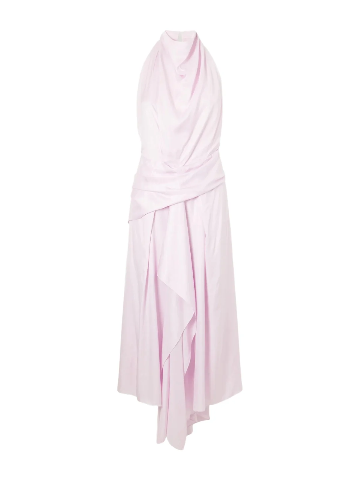 The Marin Satin Halterneck Midi Dress The Marin Satin Halterneck Midi Dress