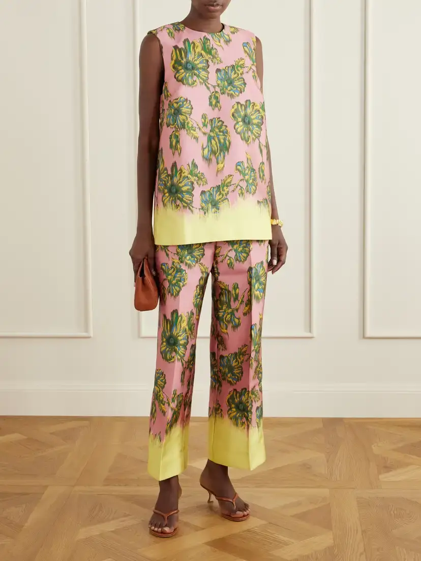 ALÉMAIS Faye Floral-print Twill Wide-leg Pants | Thumbnail 2 ALÉMAIS Faye Floral-print Twill Wide-leg Pants | Thumbnail 2
