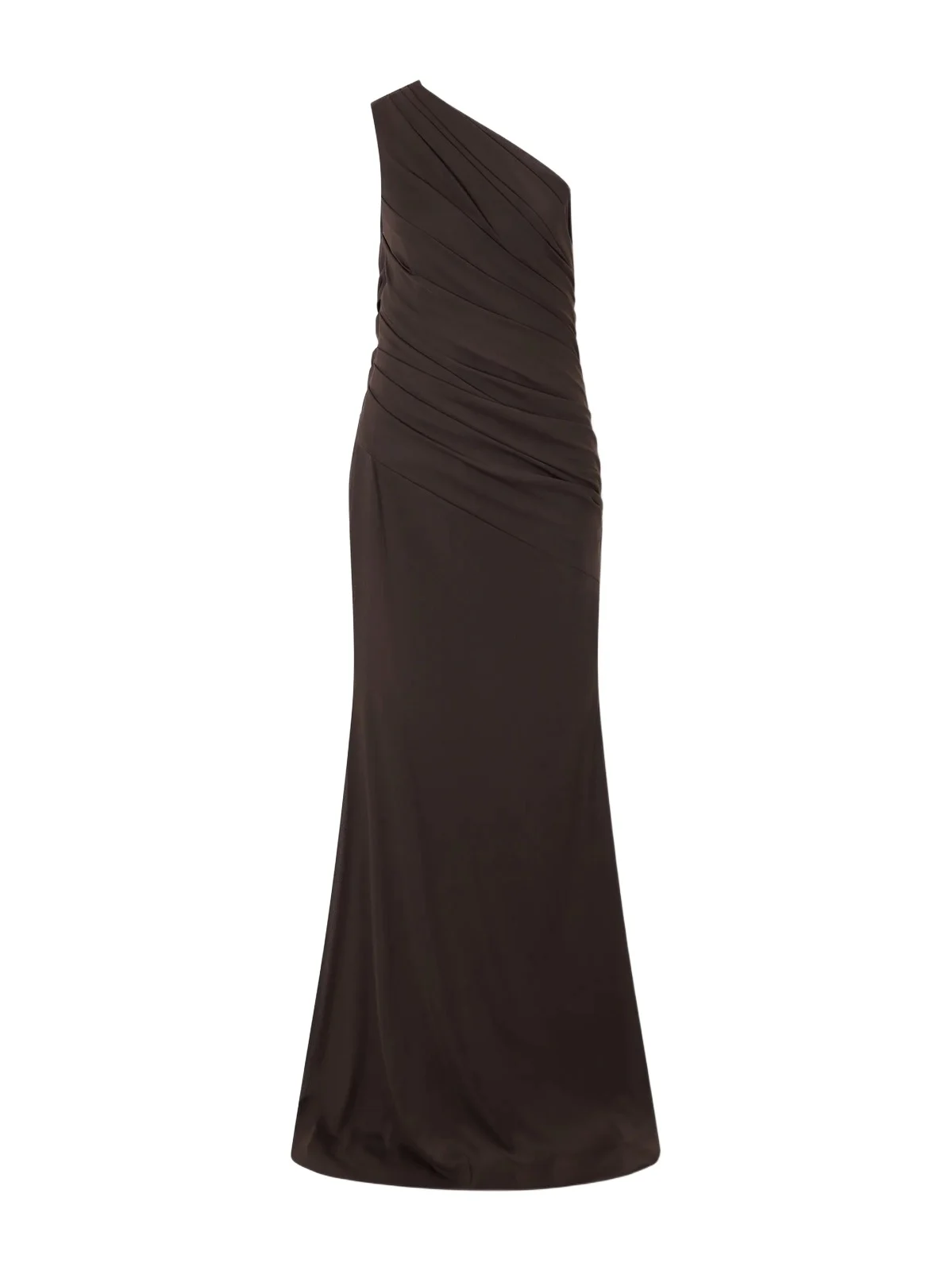 One-shoulder Gathered Jersey Gown One-shoulder Gathered Jersey Gown