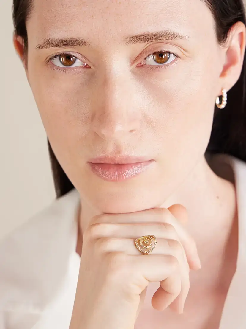 Ileana Makri Spira 18-karat Gold Diamond Ring | Thumbnail 2