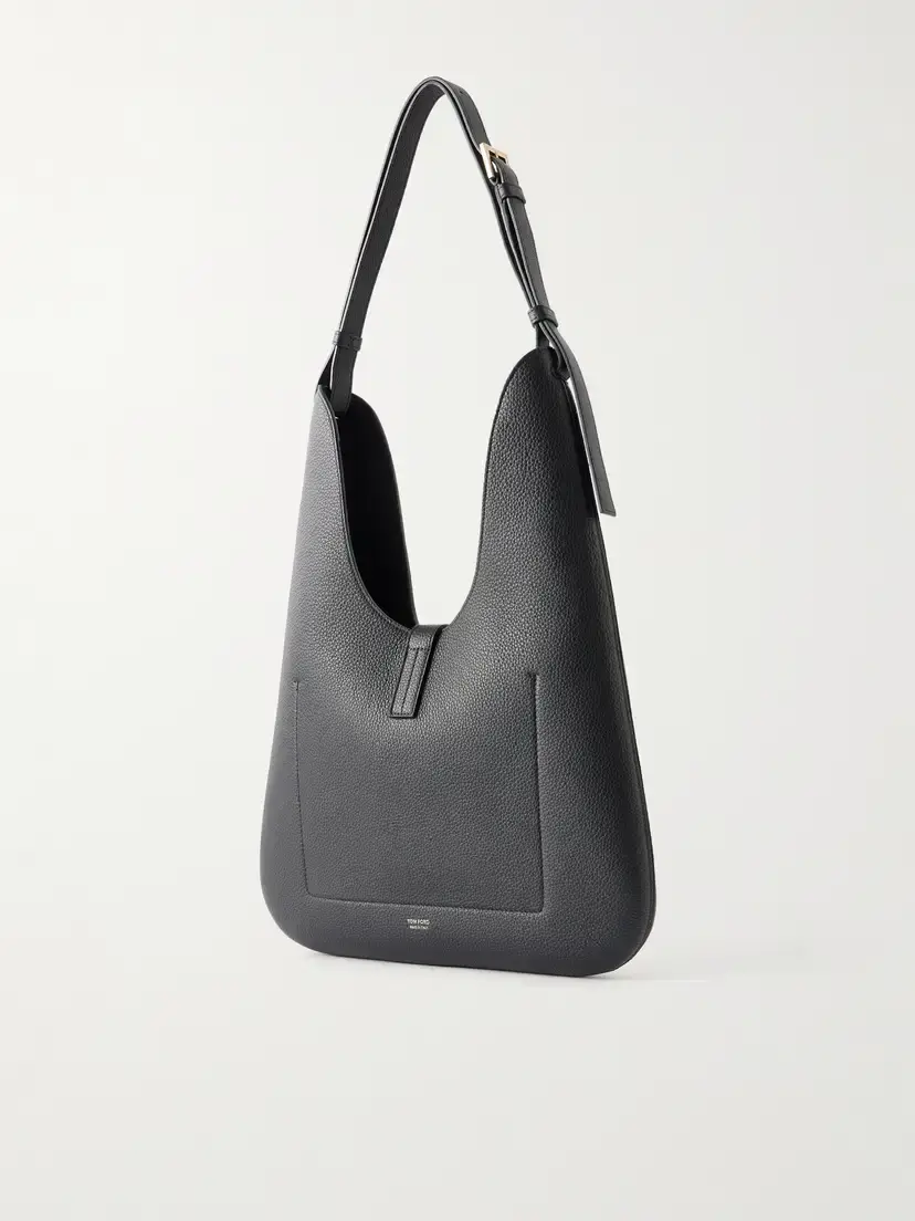 Tom Ford Kara T-embellished Medium Suede Shoulder Bag | Thumbnail 4 Tom Ford Kara T-embellished Medium Suede Shoulder Bag | Thumbnail 4