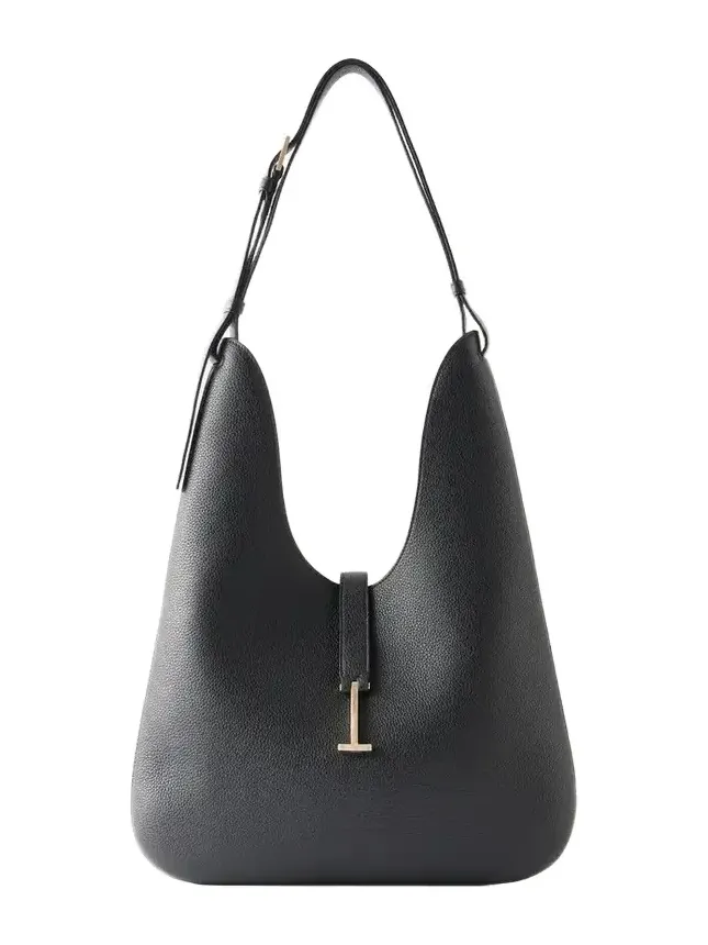 Tom Ford Kara T-embellished Medium Suede Shoulder Bag