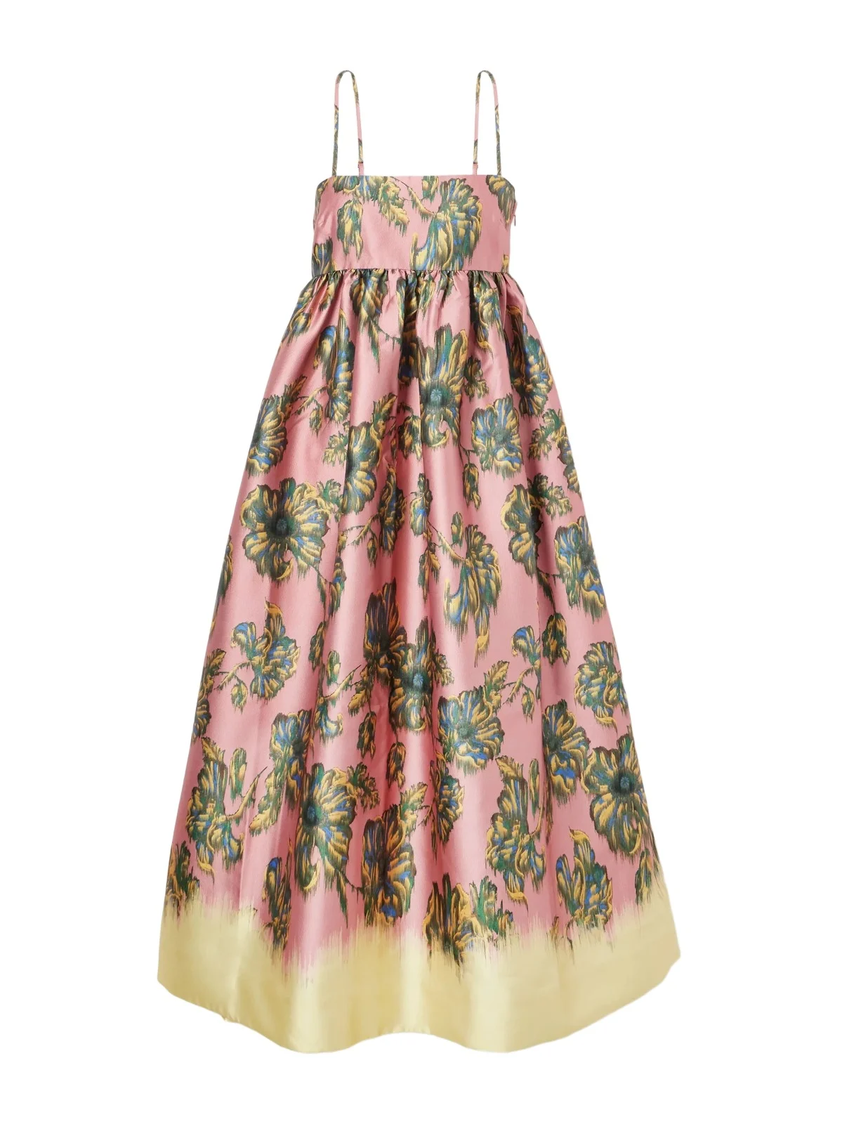 Faye Tie-detailed Floral-print Twill Midi Dress Faye Tie-detailed Floral-print Twill Midi Dress